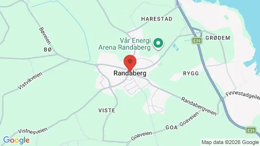 Rooms for rent i Randaberg - kort over placeringen