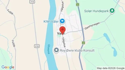 Houses for rent i Våler - kort over placeringen