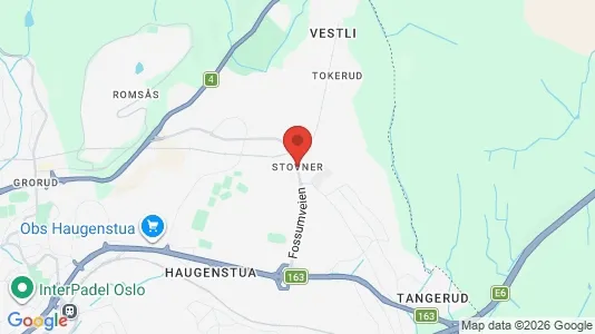 Rooms for rent i Oslo Stovner - kort over placeringen