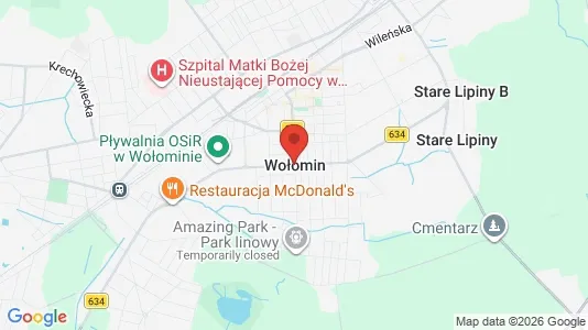 Rooms for rent i Wołomiński - kort over placeringen
