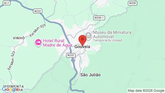 Apartments for rent i Gouveia - kort over placeringen