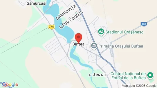 Apartments for rent i Buftea - kort over placeringen