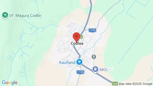 Apartments for rent i Codlea - kort over placeringen