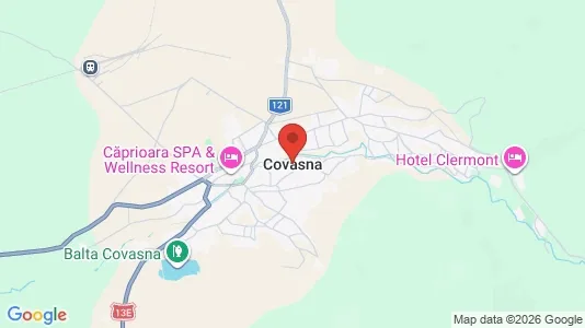 Houses for rent i Covasna - kort over placeringen
