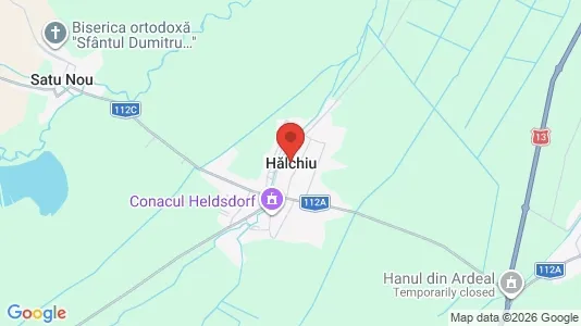 Houses for rent i Hălchiu - kort over placeringen