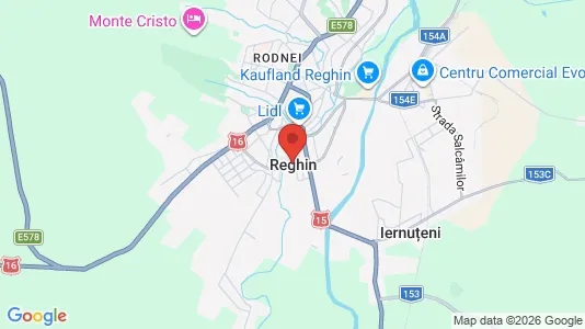 Apartments for rent i Reghin - kort over placeringen