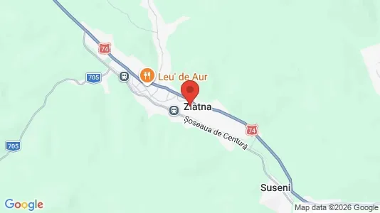 Apartments for rent i Zlatna - kort over placeringen