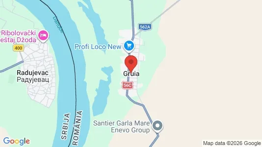 Apartments for rent i Gruia - kort over placeringen
