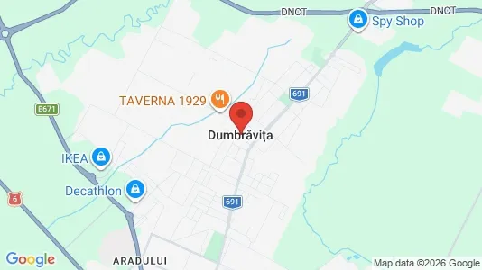 Apartments for rent i Dumbrăviţa - kort over placeringen