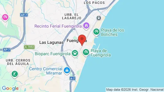 Apartments for rent i Fuengirola - kort over placeringen