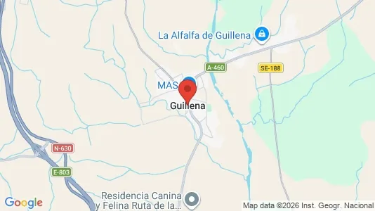 Houses for rent i Guillena - kort over placeringen