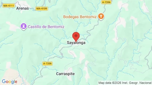 Houses for rent i Sayalonga - kort over placeringen