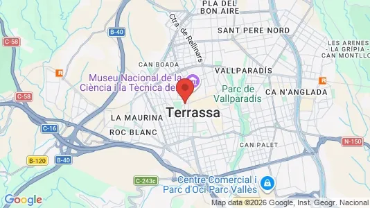 Houses for rent i Terrassa - kort over placeringen