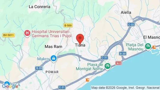 Houses for rent i Tiana - kort over placeringen