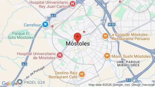 Apartments for rent i Móstoles - kort over placeringen