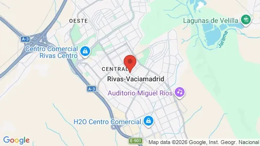 Houses for rent i Rivas-Vaciamadrid - kort over placeringen