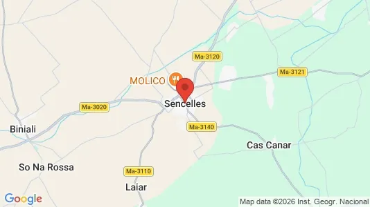 Houses for rent i Sencelles - kort over placeringen