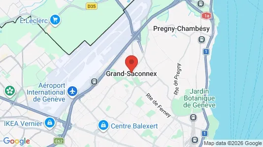 Apartments for rent i Le Grand-Saconnex - kort over placeringen
