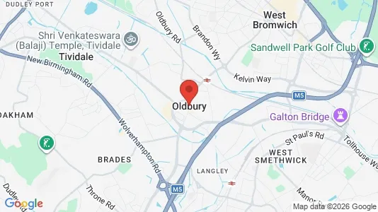 Apartments for rent i Oldbury - West Midlands - kort over placeringen
