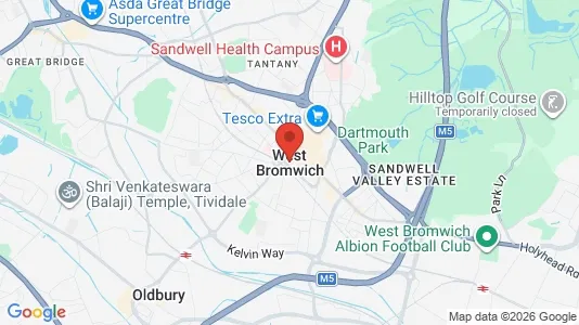 Apartments for rent i West Bromwich - West Midlands - kort over placeringen