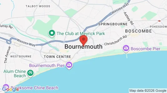 Apartments for rent i Bournemouth - Dorset - kort over placeringen