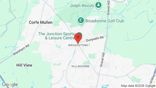 Houses for rent i Broadstone - Dorset - kort over placeringen