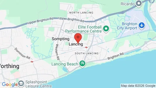 Houses for rent i Lancing - West Sussex - kort over placeringen