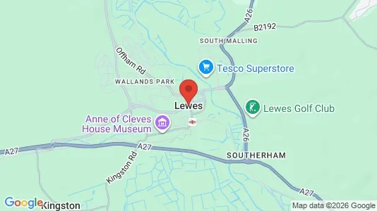Houses for rent i Lewes - East Sussex - kort over placeringen
