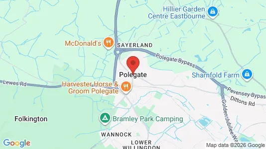 Apartments for rent i Polegate - East Sussex - kort over placeringen