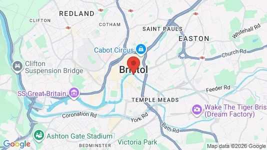 Apartments for rent i Bristol - Avon - kort over placeringen