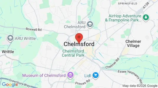 Apartments for rent i Chelmsford - Essex - kort over placeringen