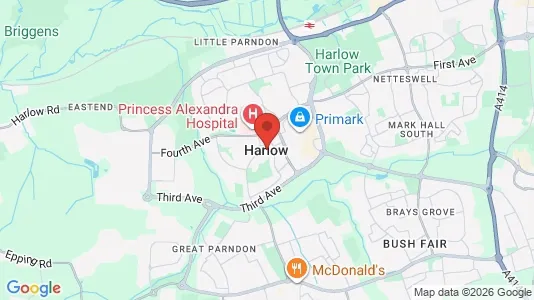Apartments for rent i Harlow - Essex - kort over placeringen