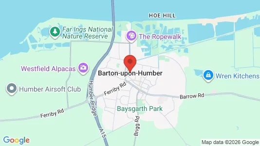 Houses for rent i Barton-upon-Humber - South Humberside - kort over placeringen