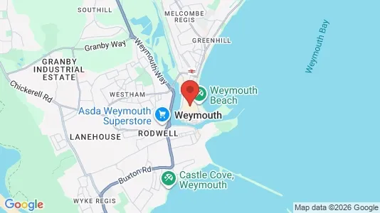 Apartments for rent i Weymouth - Dorset - kort over placeringen