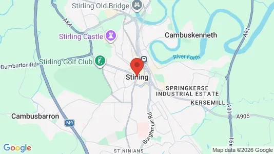 Apartments for rent i Stirling - Stirlingshire - kort over placeringen