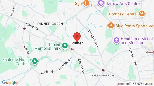 Houses for rent i Pinner - Middlesex - kort over placeringen