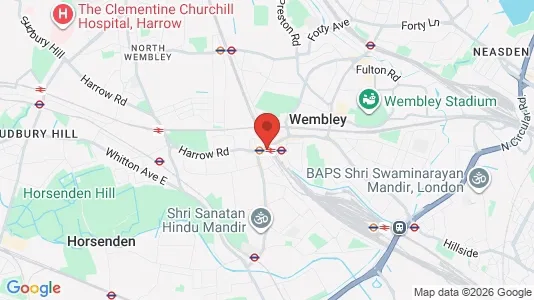Houses for rent i Wembley - Middlesex - kort over placeringen
