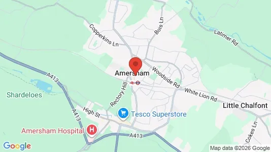 Houses for rent i Amersham - Buckinghamshire - kort over placeringen