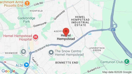 Rooms for rent i Hemel Hempstead - Hertfordshire - kort over placeringen