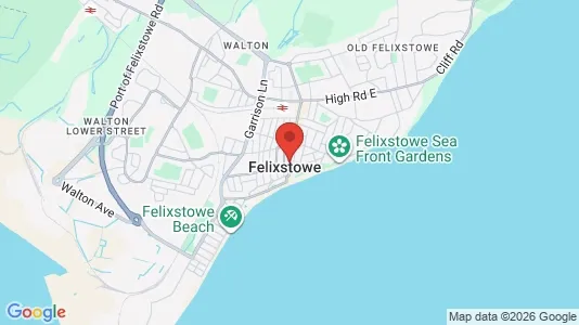 Apartments for rent i Felixstowe - Suffolk - kort over placeringen