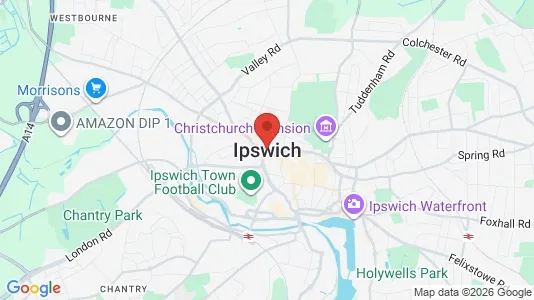 Apartments for rent i Ipswich - Suffolk - kort over placeringen