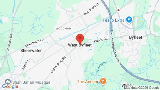 Apartments for rent i West Byfleet - Surrey - kort over placeringen