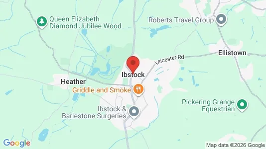 Apartments for rent i Coalville/Ibstock/Markfield - Leicestershire - kort over placeringen