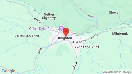 Apartments for rent i Knighton - Powys - kort over placeringen