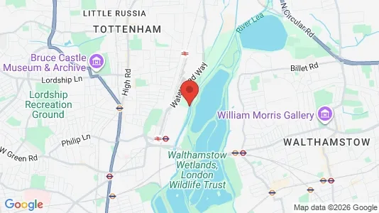 Rooms for rent i London N17 - kort over placeringen