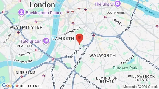 Rooms for rent i London SE11 - kort over placeringen