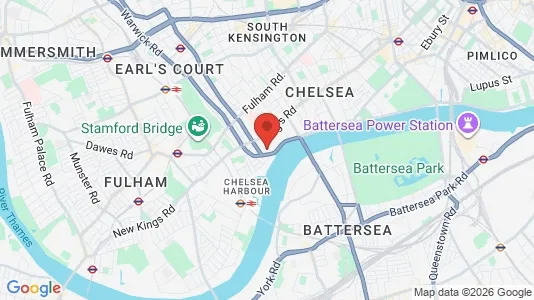 Rooms for rent i London SW10 - kort over placeringen