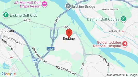 Apartments for rent i Erskine - Renfrewshire - kort over placeringen