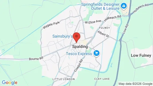 Rooms for rent i Spalding - Lincolnshire - kort over placeringen