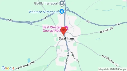Apartments for rent i Swaffham - Norfolk - kort over placeringen